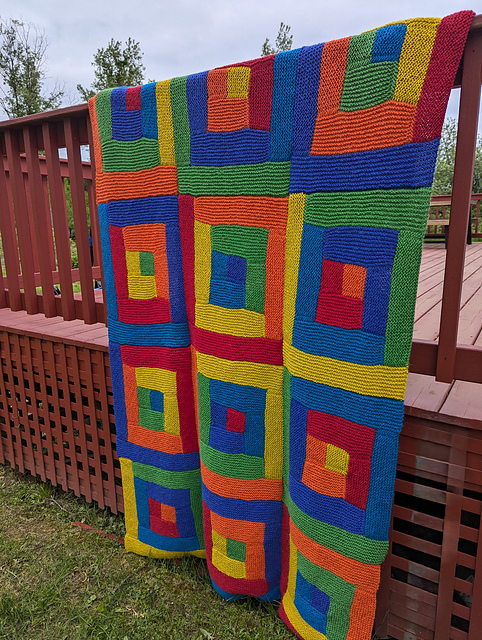Rainbow Connection Blanket