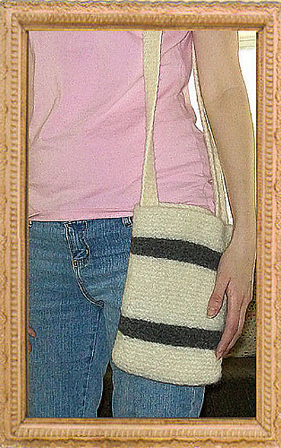 Two Toned Felted Bag