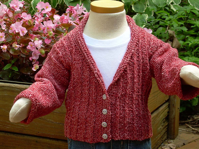 Rose Baby Cardigan
