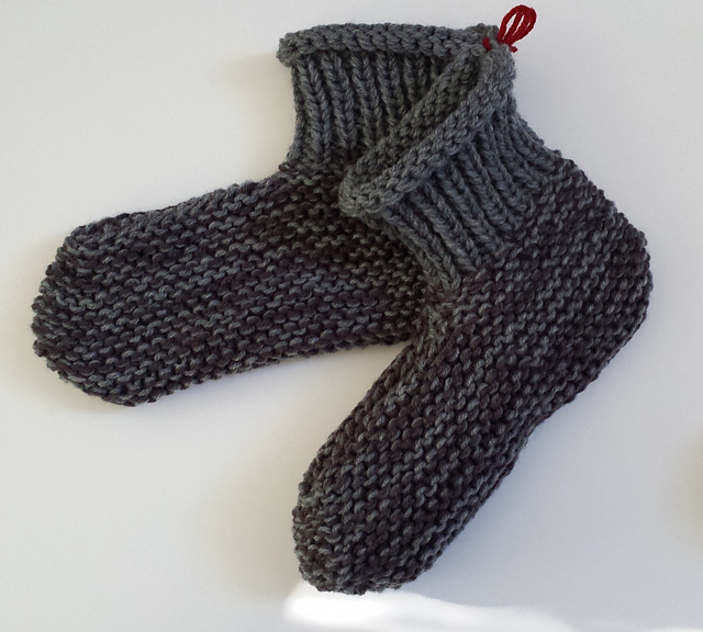 Easy Bottom Up Slippers