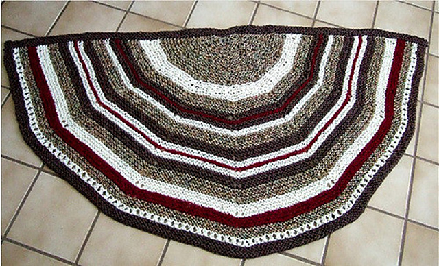 Half Circle Knit Shawl