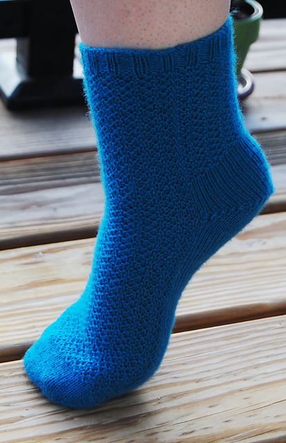 Smoky Mountain Toe Up Sock