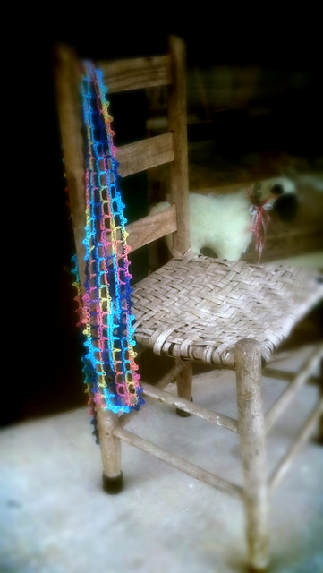 Crochet Circus Ladder Scarf