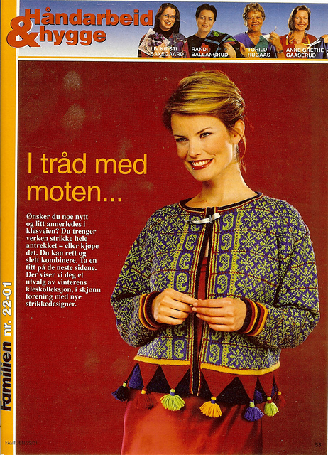 Jakke med dusker