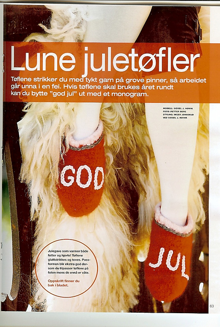 Lune Juletøfler