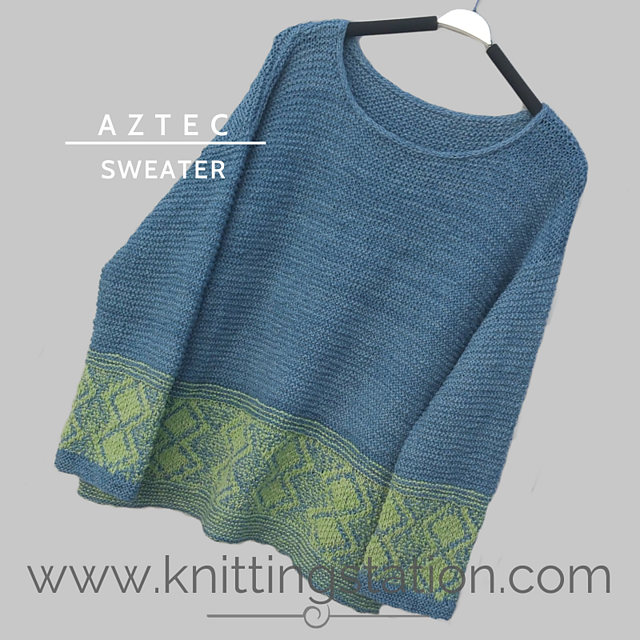 Ravelry: Aztec Sweater Bi-Colour pattern by Tracy Schmittgen The ...