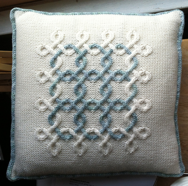 Cable Pillow #2