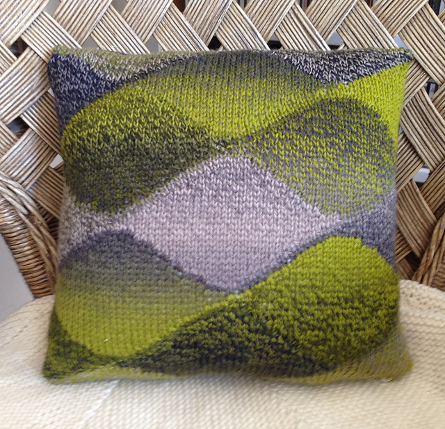 Short Row Pillow #1