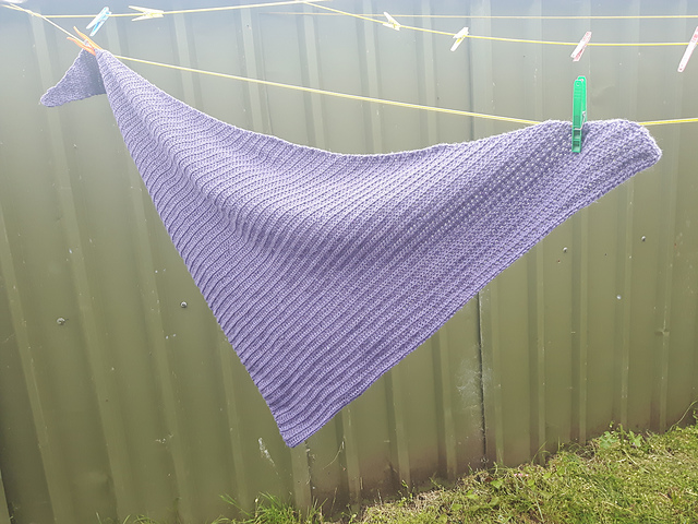 The Half Double Shawl