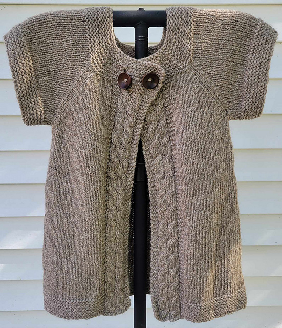 Cabled Cardigan