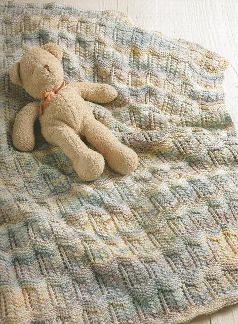 Chevrons and Lace Blanket
