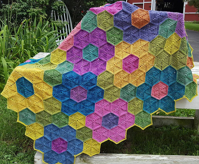 Grammy's Flower Garden Throw