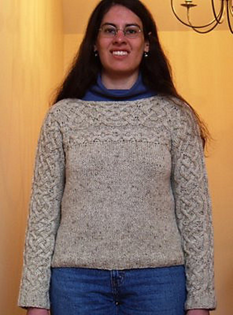 Hand-To-Hand Aran Pullover WG14 SO20