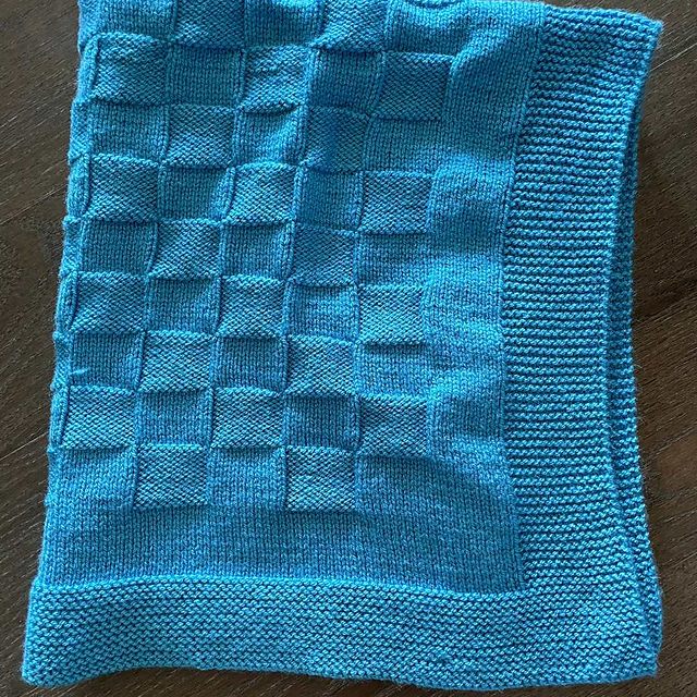Basketweave Baby Blanket