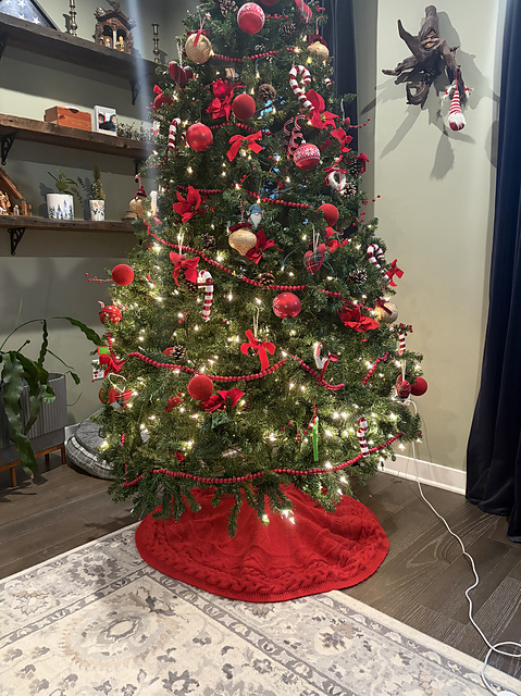 Peppermint Christmas Skirt