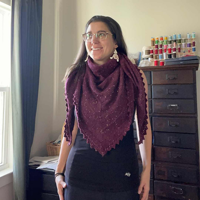 First Tracks Shawl