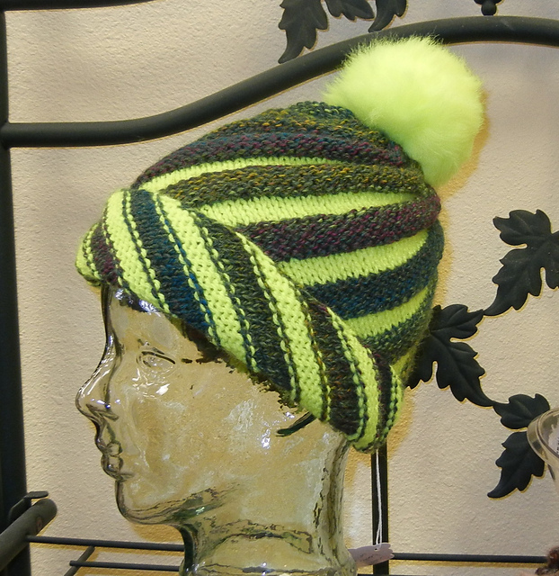 Two Color Bias Swirl Hat