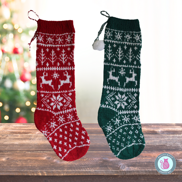 Reindeer Christmas Stocking