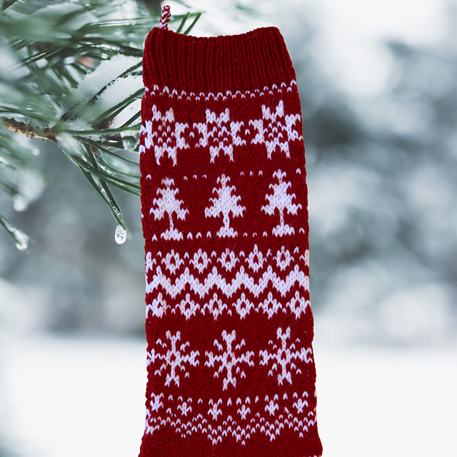 A FairIsle Christmas Stocking