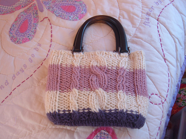 Chunky Cable Purse
