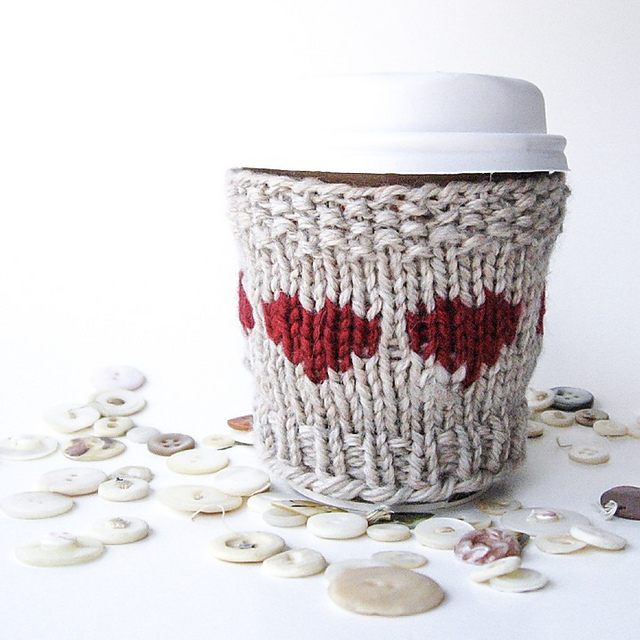 A Cupful of Hearts Cup Cozy