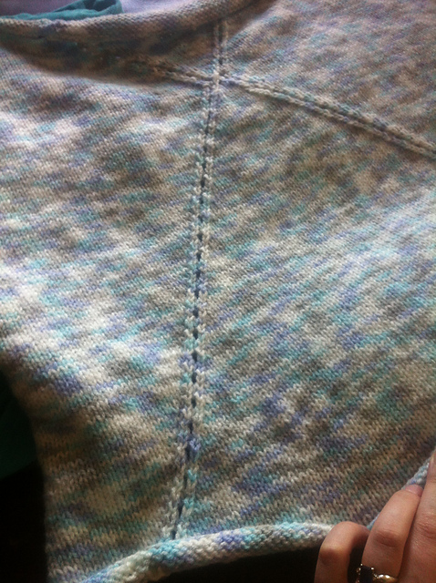 Blanket with Eyelet Border