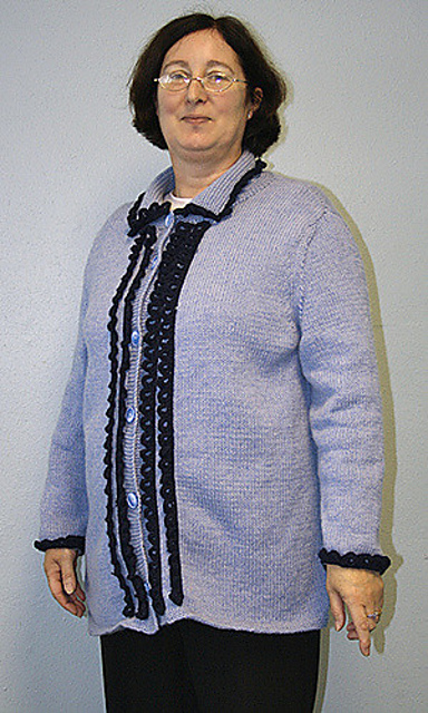 Scallop-Trim Jacket