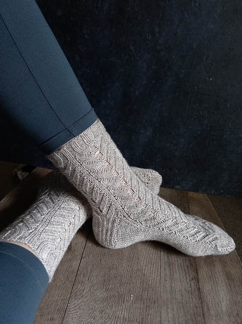 Tractor Paths Sock