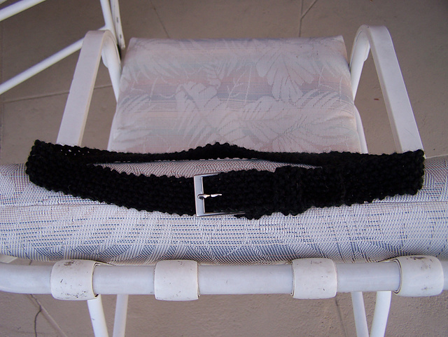 Seed Stitch Belt 2010-03