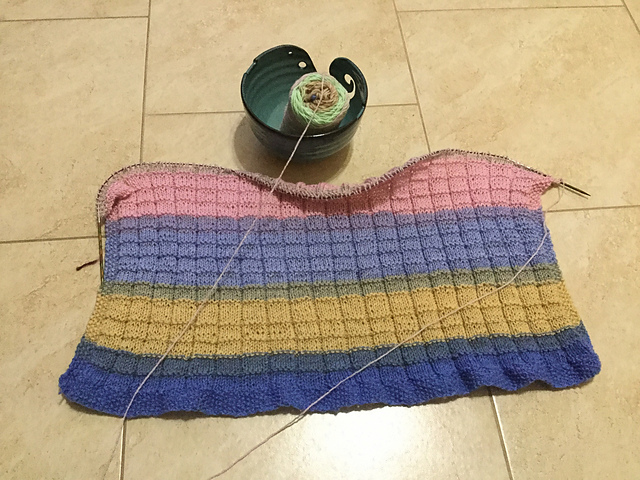 Simple Cupcake Baby Blanket