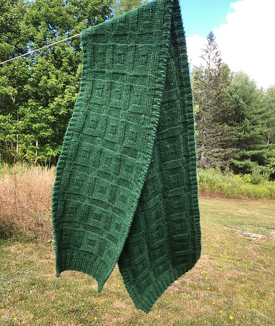 square scarf knitting pattern