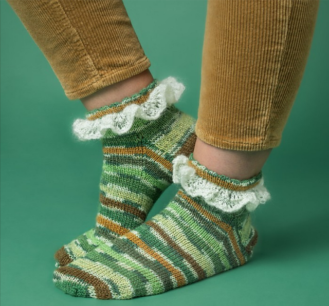 Frigg Short socks with ruffles