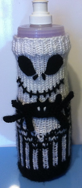 Skellington Water Bottle Cozy