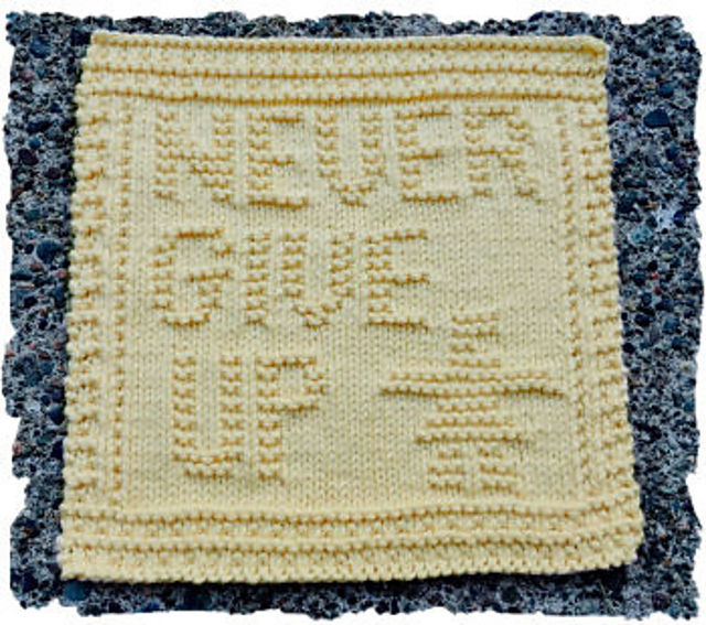 Never Give Up Cloth