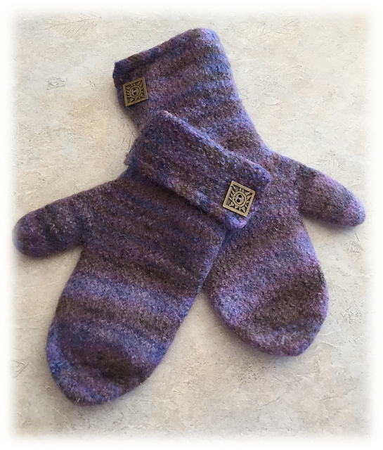Felted With Style Mittens
