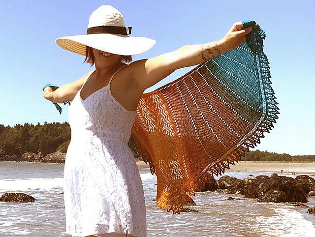 Saints Rest New Brunswick Shawl