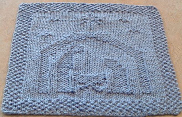 Nativity Washcloth