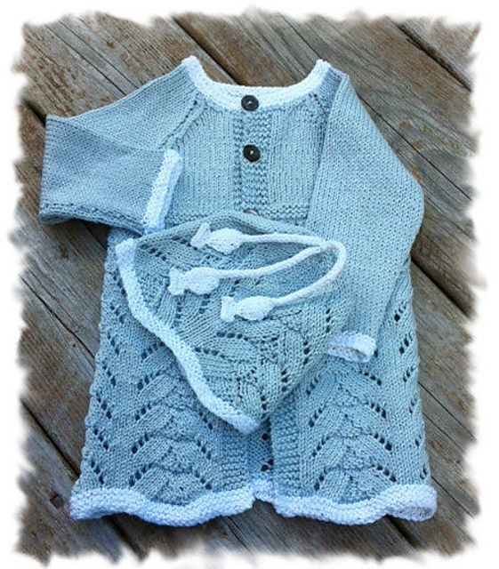 Lil' Fisherman Cardigan Set