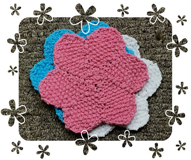 Flower Facial Scrubbie