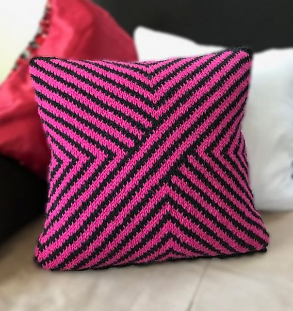 Striped Illusions Cushion