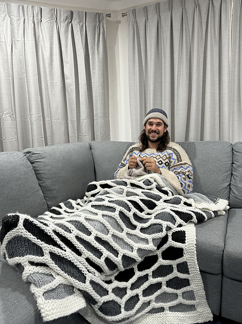 Faded Mosaic Blanket