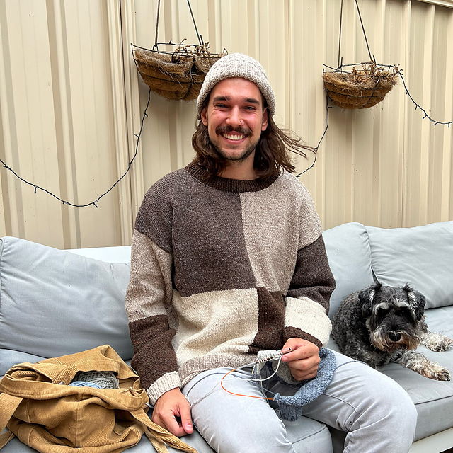 Ravelry: Checkmate Sweater pattern by Knitwits and Yarns