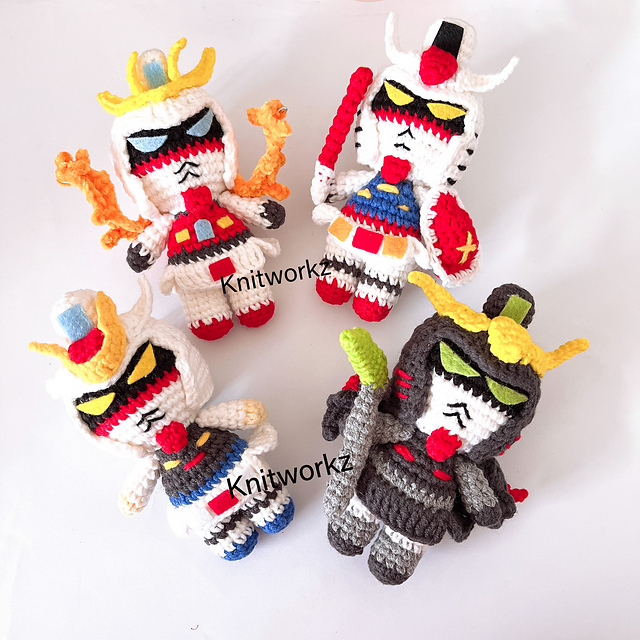 Ravelry: 4in 1 Gundam pattern by Wynn Neo