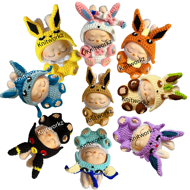 Eeveelution Labubu costume