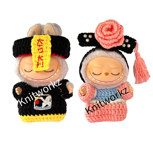 zombie & princess labubu outfit