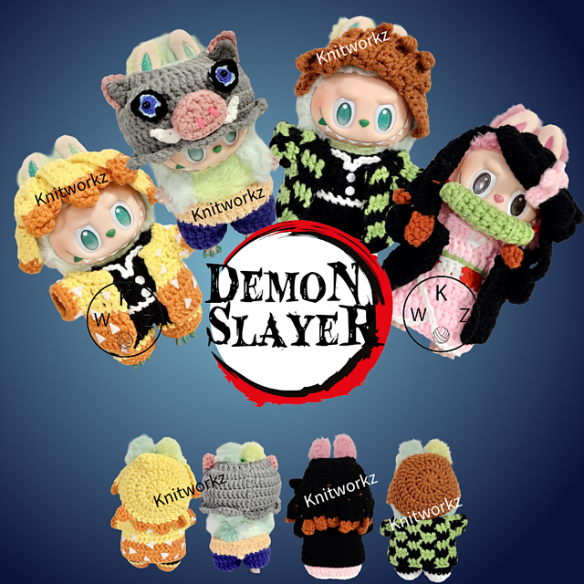 Labubu x Demon Slayer costume