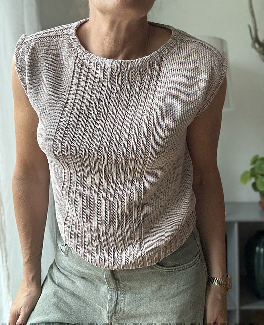 トップス Geometric Pattern Knitted Top Geometric Pattern Knitted Top