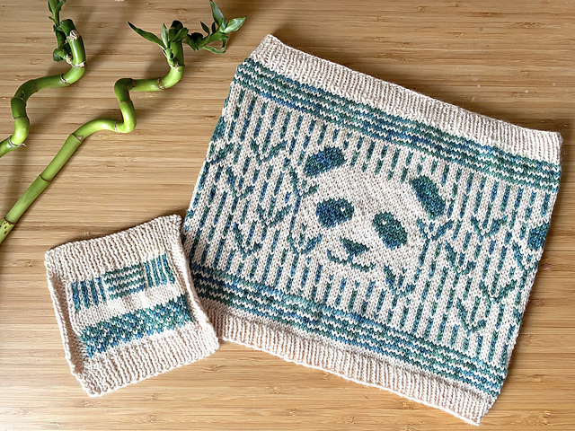 Peeking Panda Cowl