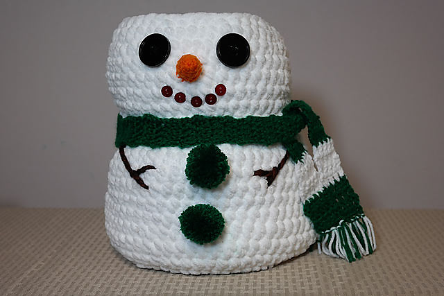 Flakey the Snowman Basket