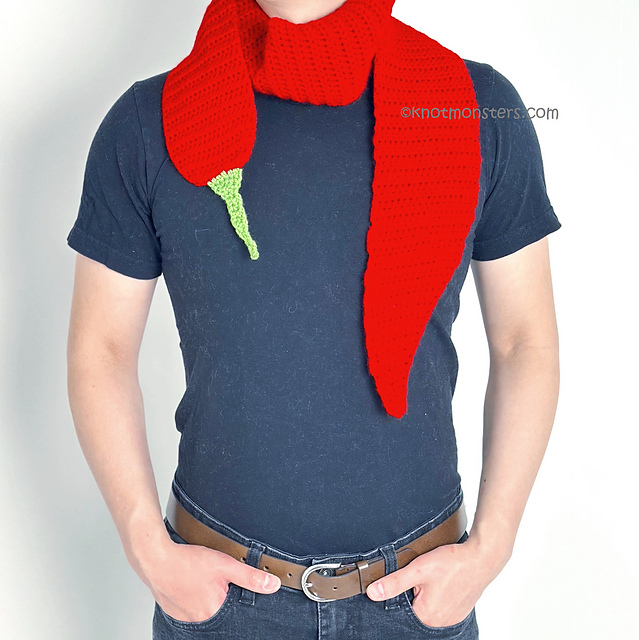 Red Chili Pepper Scarf